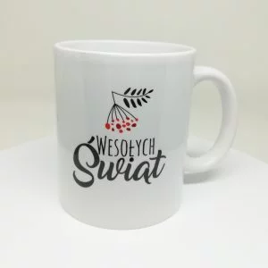 Kubek z nadrukiem - Wesołych Świąt