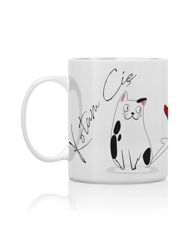 Kubek z nadrukiem "Kotam Cię" - obrazek 2