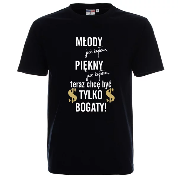 Koszulka męska – “Młody już byłem” - obrazek 2