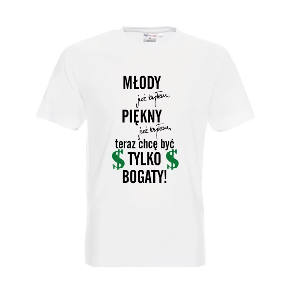 Koszulka męska – “Młody już byłem” - obrazek 4