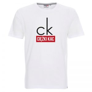 Koszulka z nadrukiem CK - "Ciężki Kac"