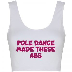 pole dance made these abs