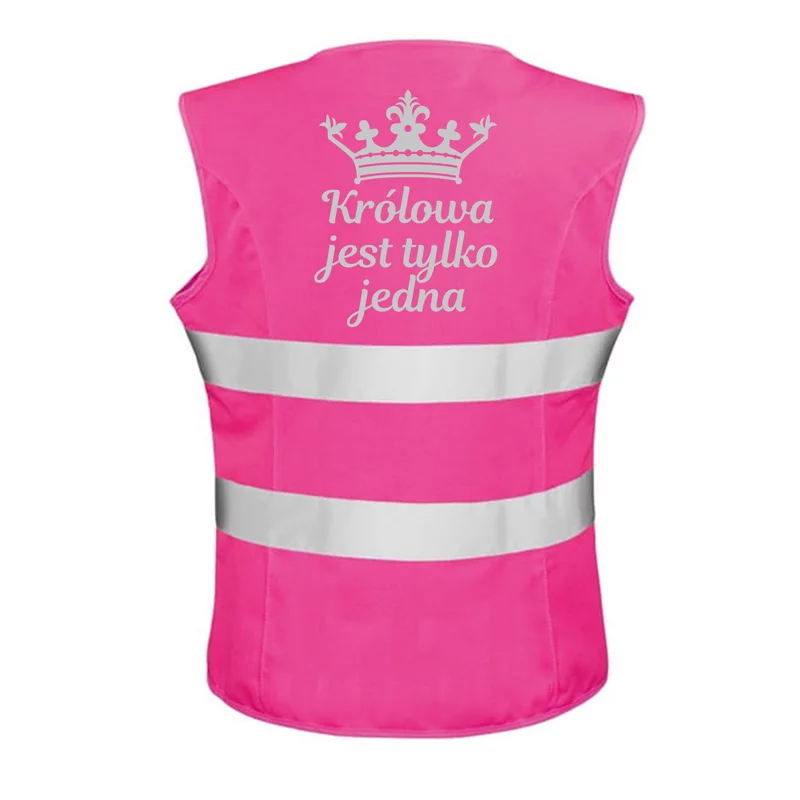 Kamizelka odblaskowa - Królowa jest tylko jedna