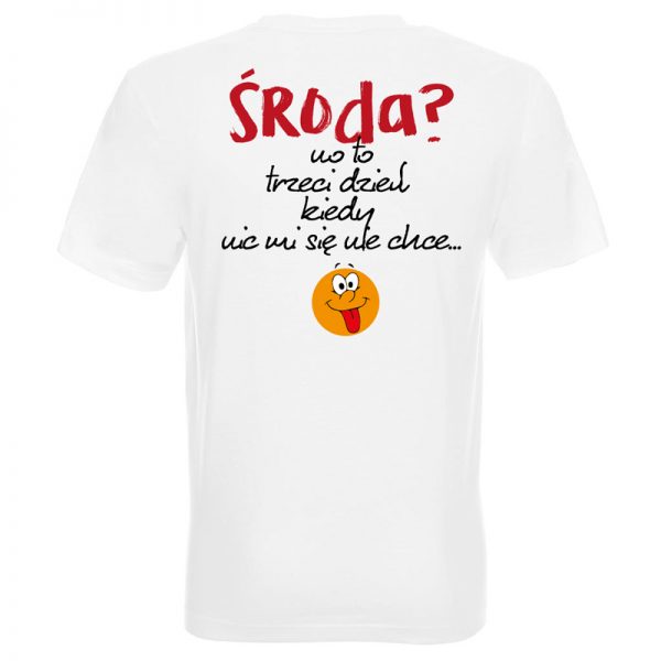 Koszulka z nadrukiem - "Środa"