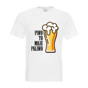 Koszulka z nadrukiem - Piwo to moje paliwo