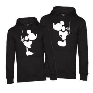 Miki & Mini – czarne bluzy dla par