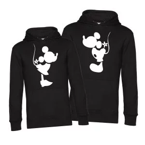 Miki & Mini – czarne bluzy dla par