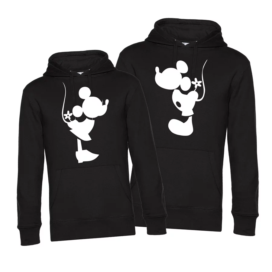 Miki & Mini – czarne bluzy dla par