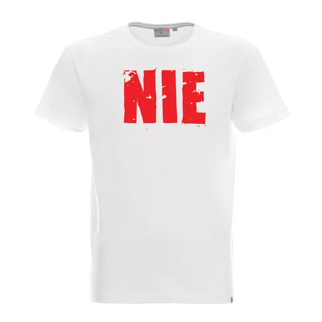 Koszulka z napisem NIE