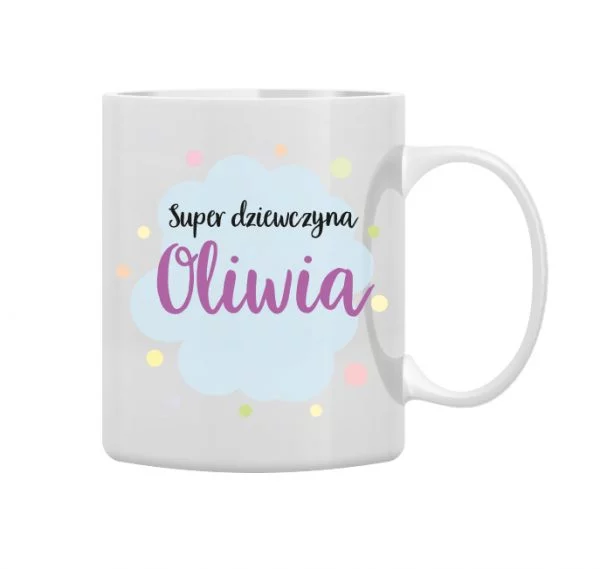 Kubek "sowa" fajna dziewczyna - obrazek 2