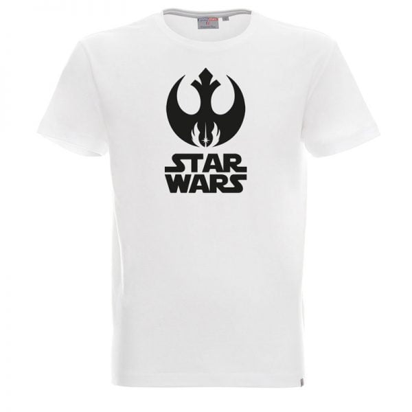 Koszulka biała Star Wars Moc Rebelii