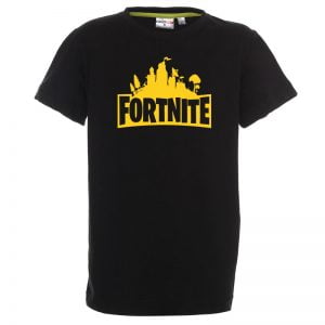 Czarna chłopięca koszulka Fortnite