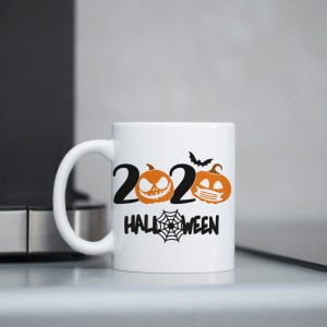 Kubek z dyniami 2020 na halloween