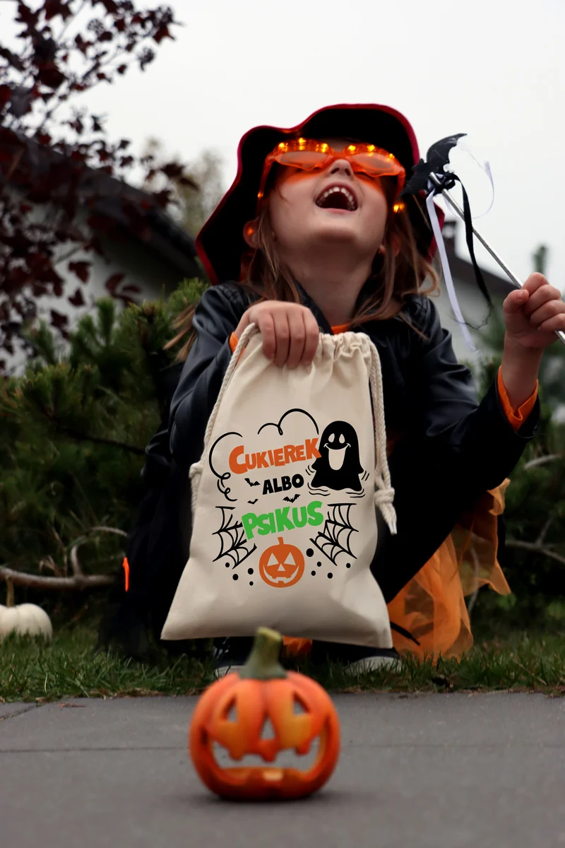 Worek na cukierki halloween