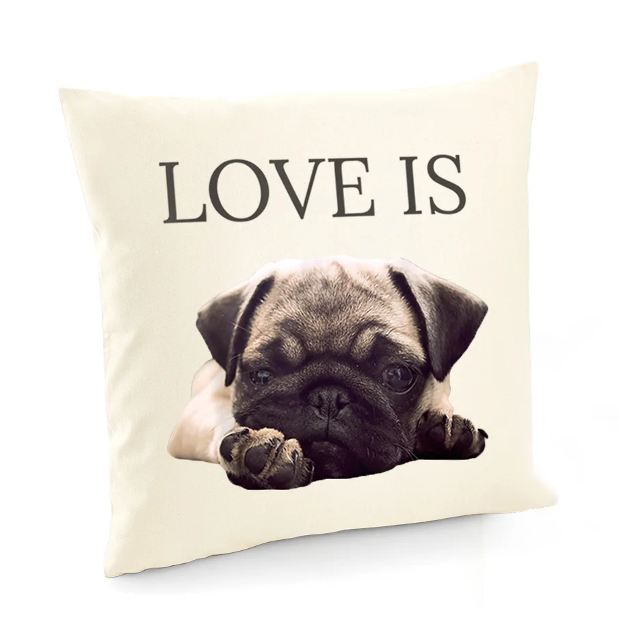 Buldog LOVE poszewka