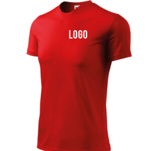 koszulka sportowa czerwona