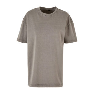 Damska koszulka oversize w kolorze asphalt