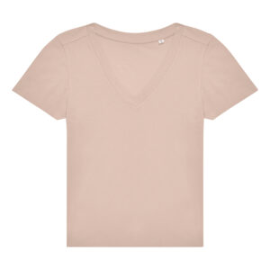 Damska koszulka V różowa